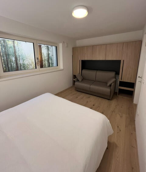 Schlafzimmer Dörfl Dolomiti Haus