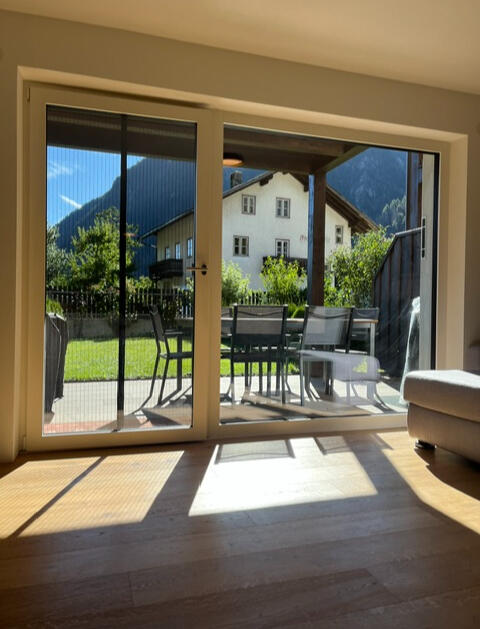 Dörfl Dolomiti Haus Wohnzimmer
